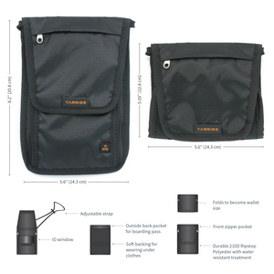 Tarriss Anti-Theft RFID Passport Holder & Neck Wallet