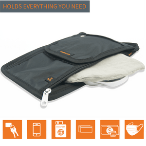 Tarriss Anti-Theft RFID Passport Holder & Neck Wallet