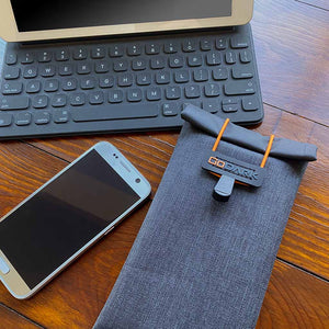 GoDark Faraday Bag for Phones with iPad and phone