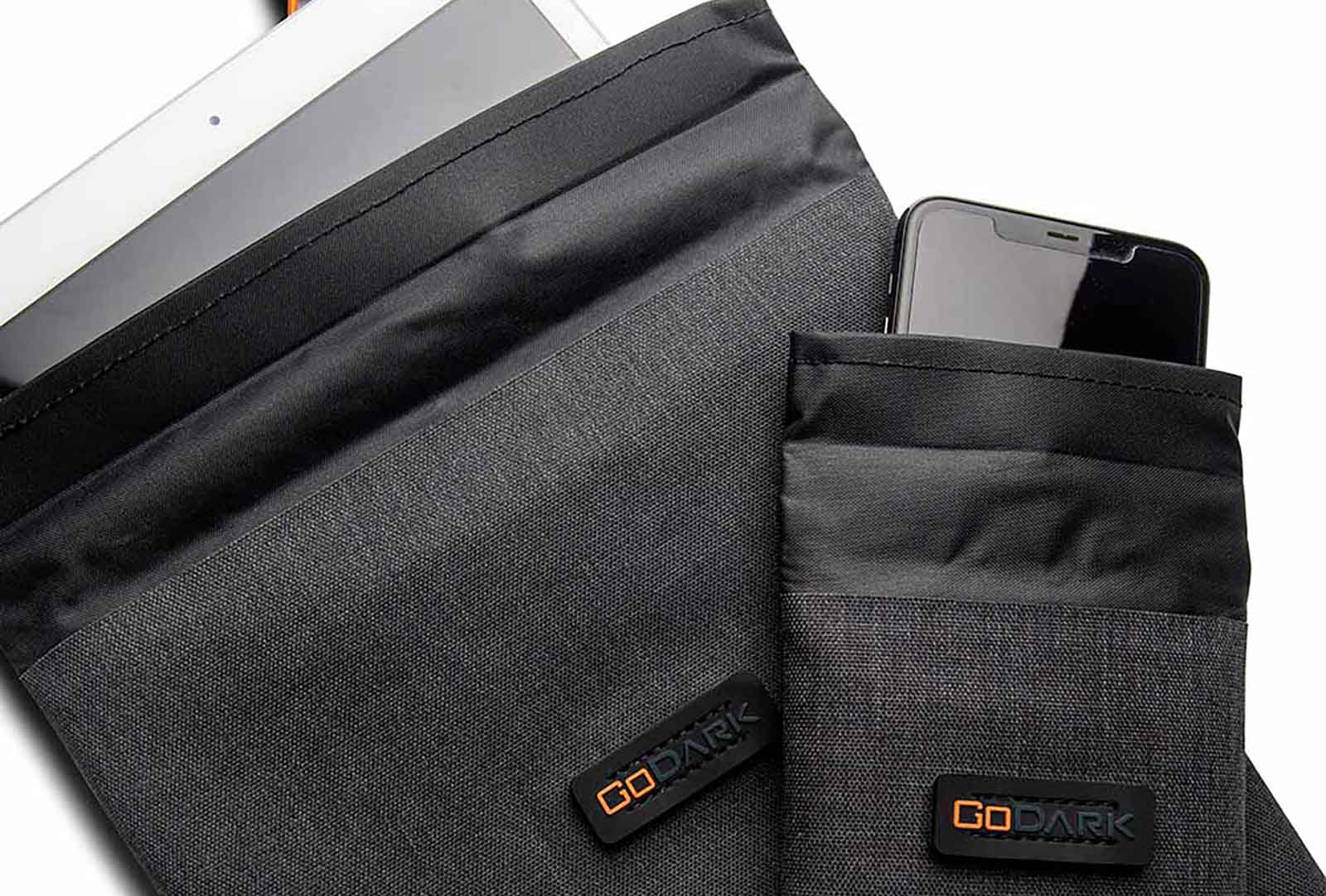 GoDark Tablet Bag and Phone Bag