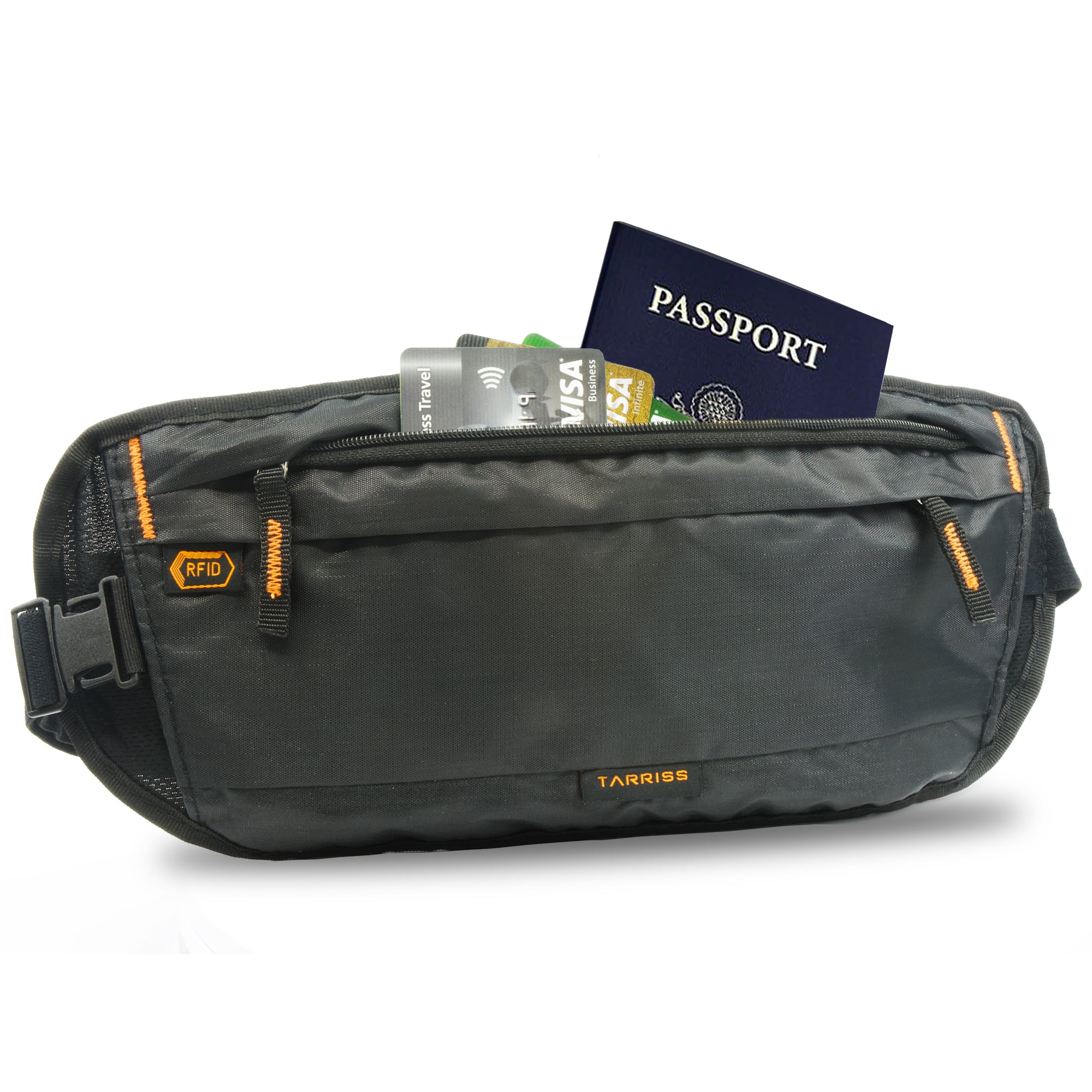 Tarriss RFID Money Belt Hidden Travel Passport Wallet