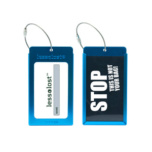 Tarriss Customizable Metal Luggage Tags (2-Pack)