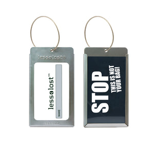 Tarriss Customizable Metal Luggage Tags (2-Pack)